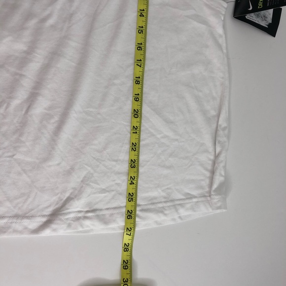 Nike Loose Fit Muscle Dri-Fit Tee White S NWT - Picture 5 of 10